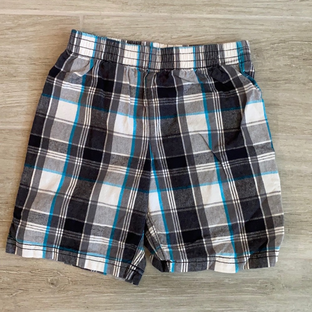 Gray and blue boys shorts